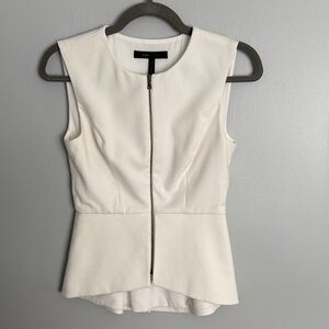 BCBG Maxazria Abrielle Peplum Top